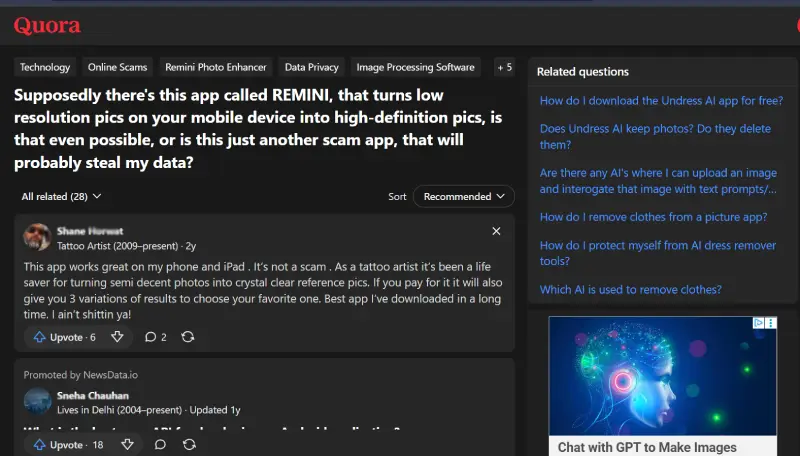 remini pro AI review quora