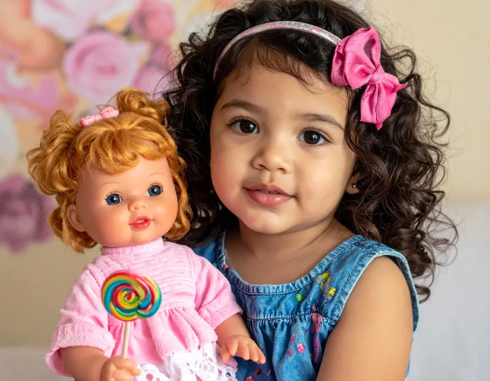 Adobe Firefly AI Text-To-Image of a cartoon baby girl