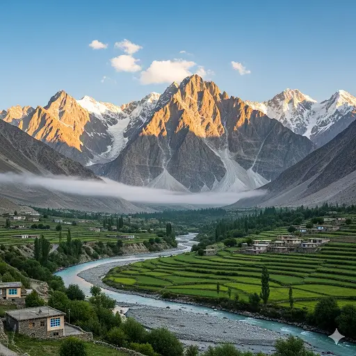 gemini 2.5 flash image (nano banana) beautiful landscape of pakistan